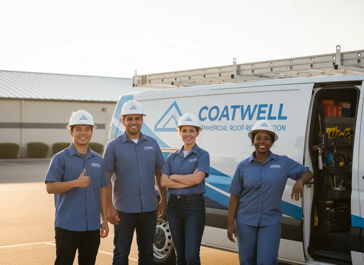 Commercial roof coating company in Taft, OK